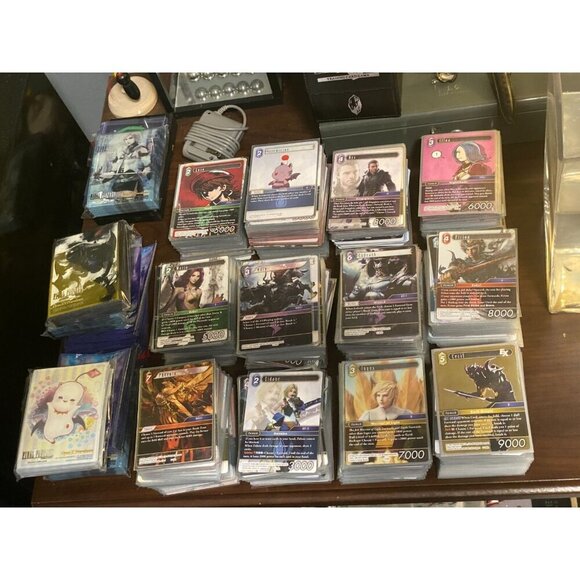 Final Fantasy TCG 1300+ Trading Card Lot - C/S/R/H/L/PM & 100s of Themed Sleeves - Picture 7 of 8